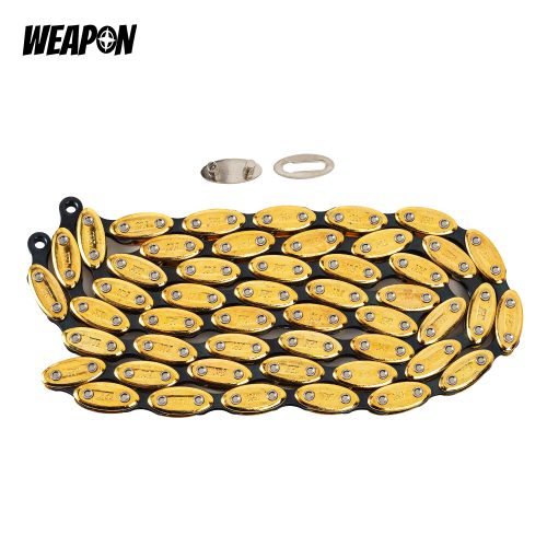 Alternative view of WEAPON FSC Olive Single-Speed / Track Chain (Gold)