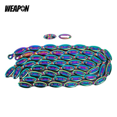 Alternative view of WEAPON FSC Olive Single-Speed / Track Chain (Oilslick)