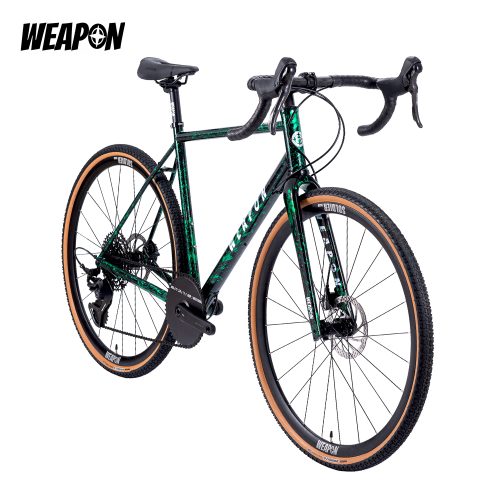 Alternative view of WEAPON GC05 Gravel bike (Marble Green)