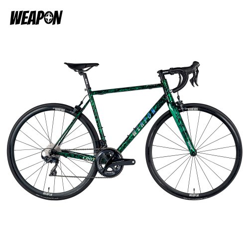 WEAPON CR03 Road Bike (Marble Green | Alloy Wheelset & Cockpit set)