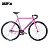 TSUNAMI SNM100 ELITE Fixie bike / Track Complete Bike ( Spark Pink | 7.3kg)