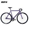 TSUNAMI SNM100 ELITE Fixie bike / Track Complete Bike ( Spark Purple | 7.3kg)